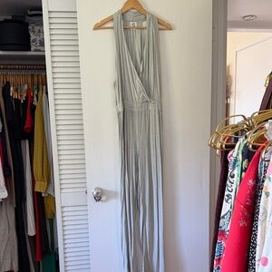 Sam & Lavi Light grey halter Jumpsuit